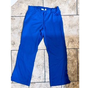 Size small greys anatomy royal blue scrub pants